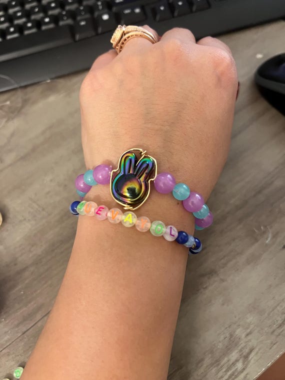 Colorful Nuevayol Bracelet, Concert Bracelets, Badbunny