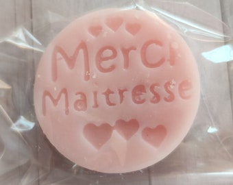 Fondant - Thank you mistress - Cake for perfume burner 2 pieces