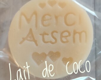 2 Fondants - Merci ATSEM - Cake for perfume burner 2 pieces