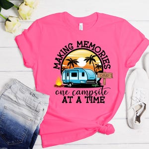 Happy camper family shirt, Road trip shirt, Outdoorsy shirt, Adventure shirt, Camp life shirt, Gift for nature lover