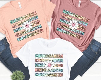 Kindergarten T-Shirt, Kindergarten Teacher Shirt, Teacher Team, Kindergarten clothing, Back to school shirts
