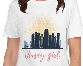 Jersey Girl Tshirt, Gift for a tourist,  New Jersey Gift, X-mas gifts,  New Jersey T-shirt, New Jersey Gifts, 2021 Christmas shirts