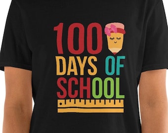 100 Tage Einschulung Tshirt, 100. Schultag, 100 Tage Shirt, Schulanfang Shirt, Lehrer Geschenke, Lehrer Wertschätzung