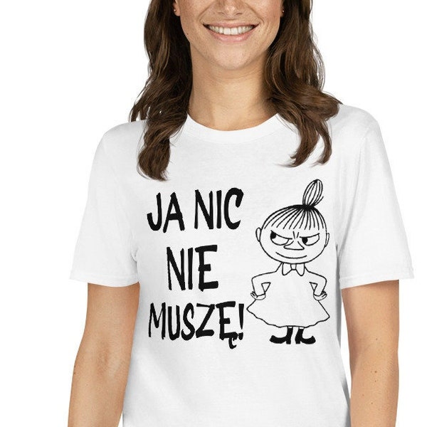 Ja nic nie musze tshirt, Polish gifts. Polish shirts, Poland, Polish heritage