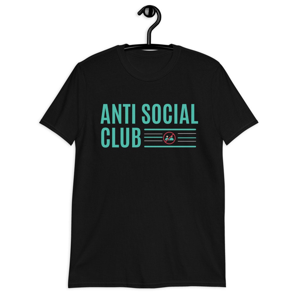 Anti Social Tshirt Anti Social Social Club Distancing | Etsy