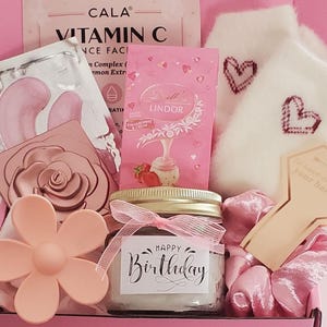 Birthday gift for a teen girl, Cozy gift box, Hygge gift, Spa birthday gift basket, Gift for mom, 18th birthday gift,Thinking of you present