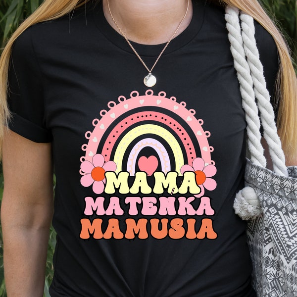 Mama matenka mamusia shirt, Gift for Polish mom, Polish gifts, Polish tshirts, Poland, Polskie koszulki