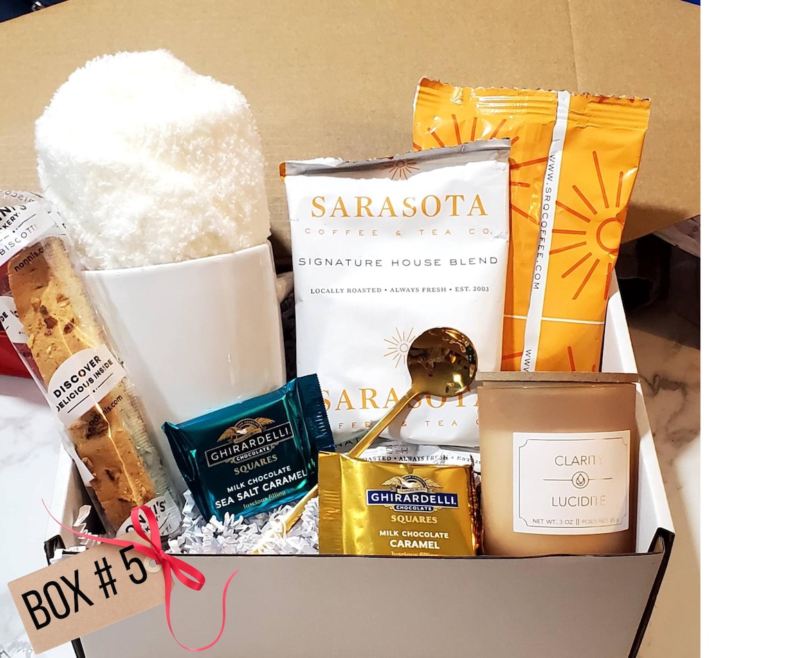 Coffee Lover Gift Box, Thank You Gift, Sympathy Gift Ideas, Condolence ...