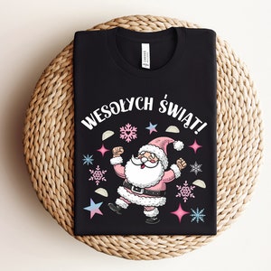 Wesolych swiat gnome tshirt, Polish Christmas shirts, Polish gifts, Xmas gift idea for Polish family