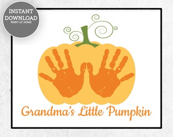 Printable Handprint Art for Grandparent Grandparents Hold - Etsy