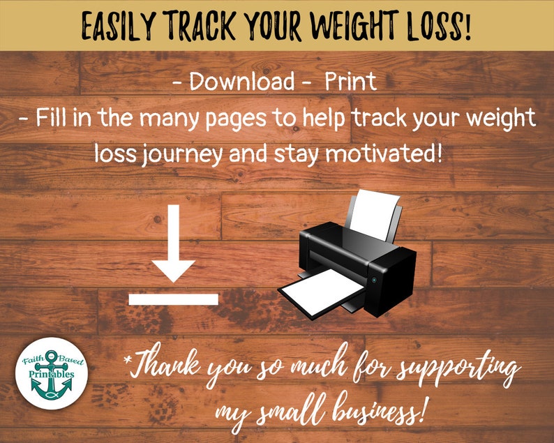 Printable Weight Loss New Years Goals Resolutions Gold 15 Etsy