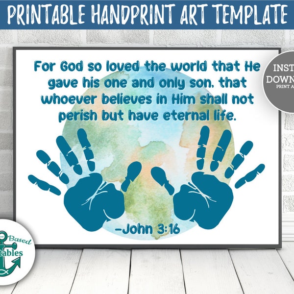 John 3 16 Printable - Etsy