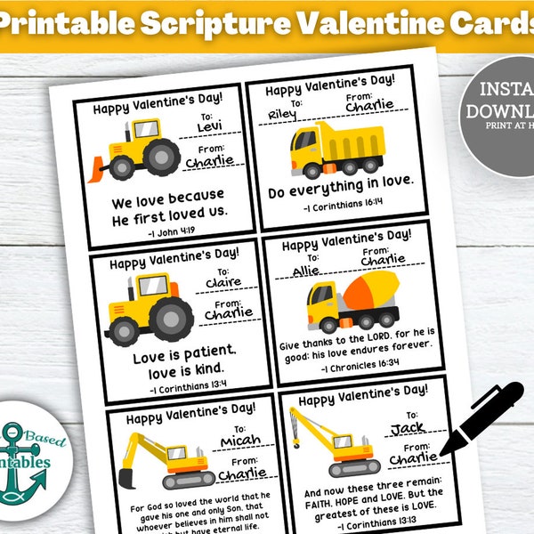 Christian Valentines - Etsy