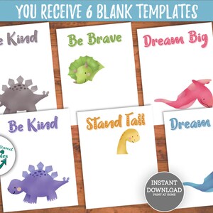 Printable Dinosaur Handprint Craft Bundle Dino Hand Print Wall Art ...