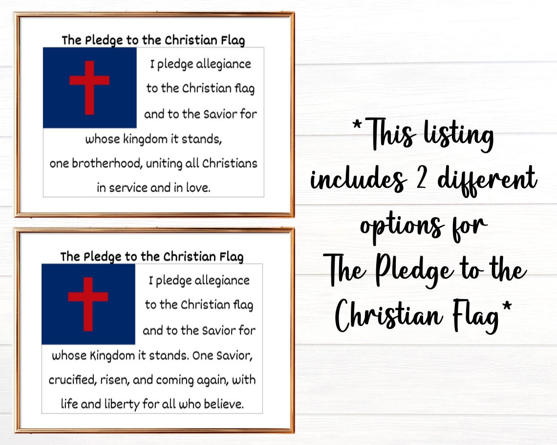 Pledge of Allegiance Bundle Printable Pledge of Allegiance - Etsy