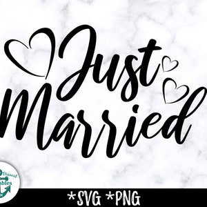 Just Married PNG, JPG, Pdf, Wedding Car Digital Art, Just Married Shirt PNG,  Just Married Mug Sublimation, Just Married Wall Art, Printable 
