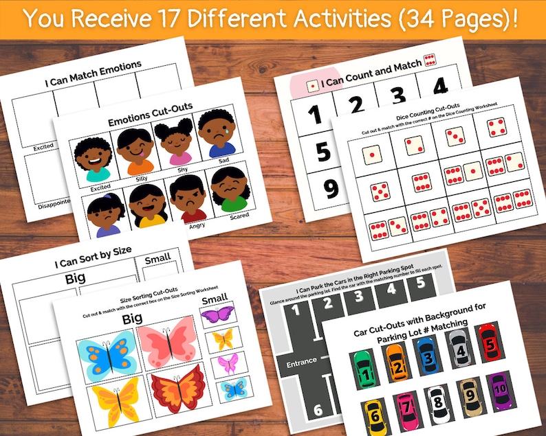 Preschool Binder Printable Preschool Worksheets Preschool - Etsy