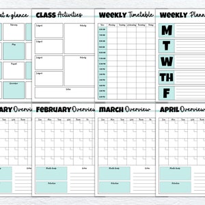 Homeschool Planner Printables - Etsy