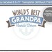 World's Best Grandpa Hands Down Handprint Craft Father's Day Gift for ...