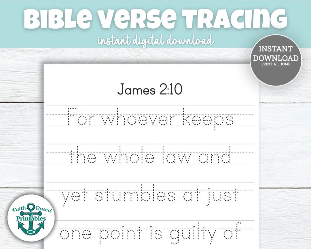James 2 10 Scripture Tracing Sheet Bible Memory Verse Etsy james-2-10-scripture-tracing-sheet-bible-memory-verse-etsy