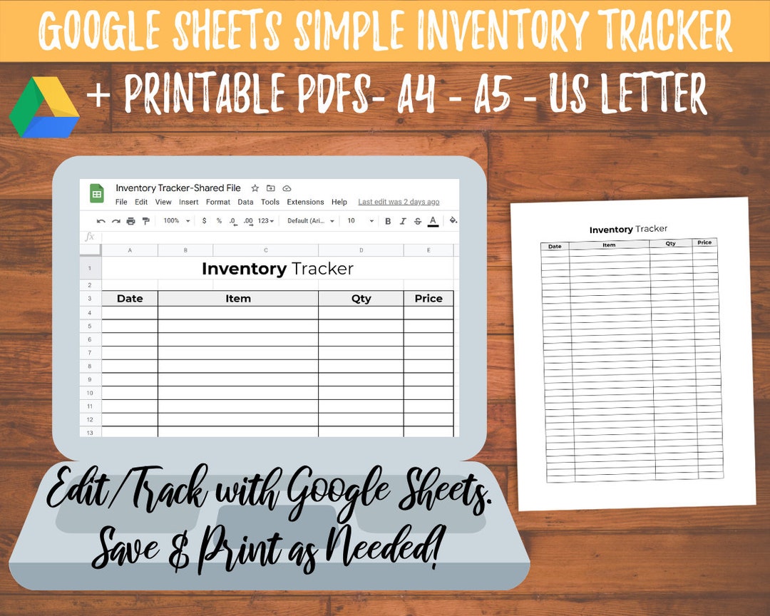 Editable Inventory Template Google Sheets Printable Simple Inventory Editable Inventory Template Google Sheets Printable Simple Inventory