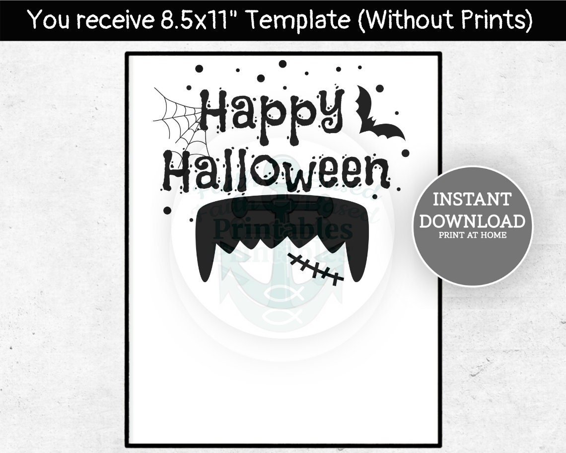 Frankenstein Handprint Craft Halloween Printable - Etsy