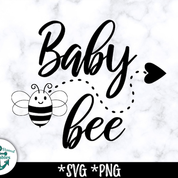 Baby Bee SVG Baby Bee PNG New Baby Bee svg New Baby Bee png Baby Bee vector Baby Bee Sign Honey Bee Baby Bee Heart Arrow Bee svg