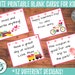 Cute Printable Blank Card Templates for Kids Blank Valentines Cards Printable Valentines ...
