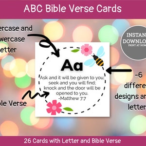Christian Homeschool Prek Printable ABC Devotion for Kids ABC Bible ...