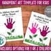 see more listings in the Handprint Art Templates section