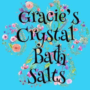 Bath salts, Crystal bath salts, spa gift, natural bath salt soak, bath salt gift…