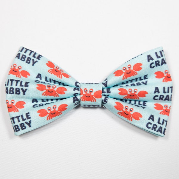 A Little Crabby  pet bow ties ,dog bow tie,cat bow tie,puppy bow tie