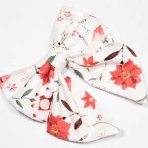 Floral sailor bow,dog bow,pet bow, dog accessories pet accessories