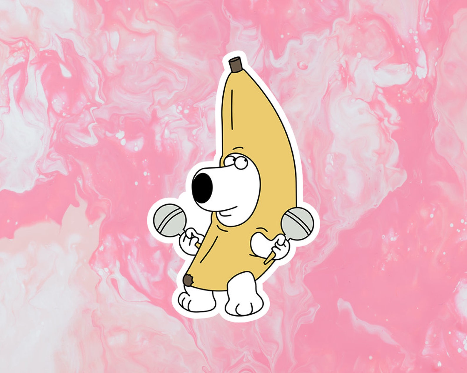 Brian Griffin Family Guy Peanut Butter Jelly Time Vinyl Glossy Etsy UK