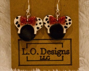 Disney earrings, Cruella de Vil