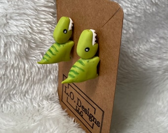Dinosaur earrings