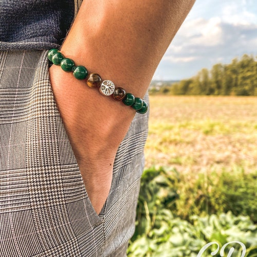 Aandringen Maak avondeten Gewaad Perlenarmband Jade I Tigerauge I Edelstahl I Glücksbringer I - Etsy Israel Aandringen Maak avondeten Gewaad Perlenarmband Jade I Tigerauge I Edelstahl I Glücksbringer I - Etsy Israel