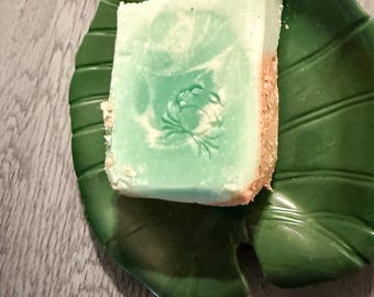 Key lime pie soap