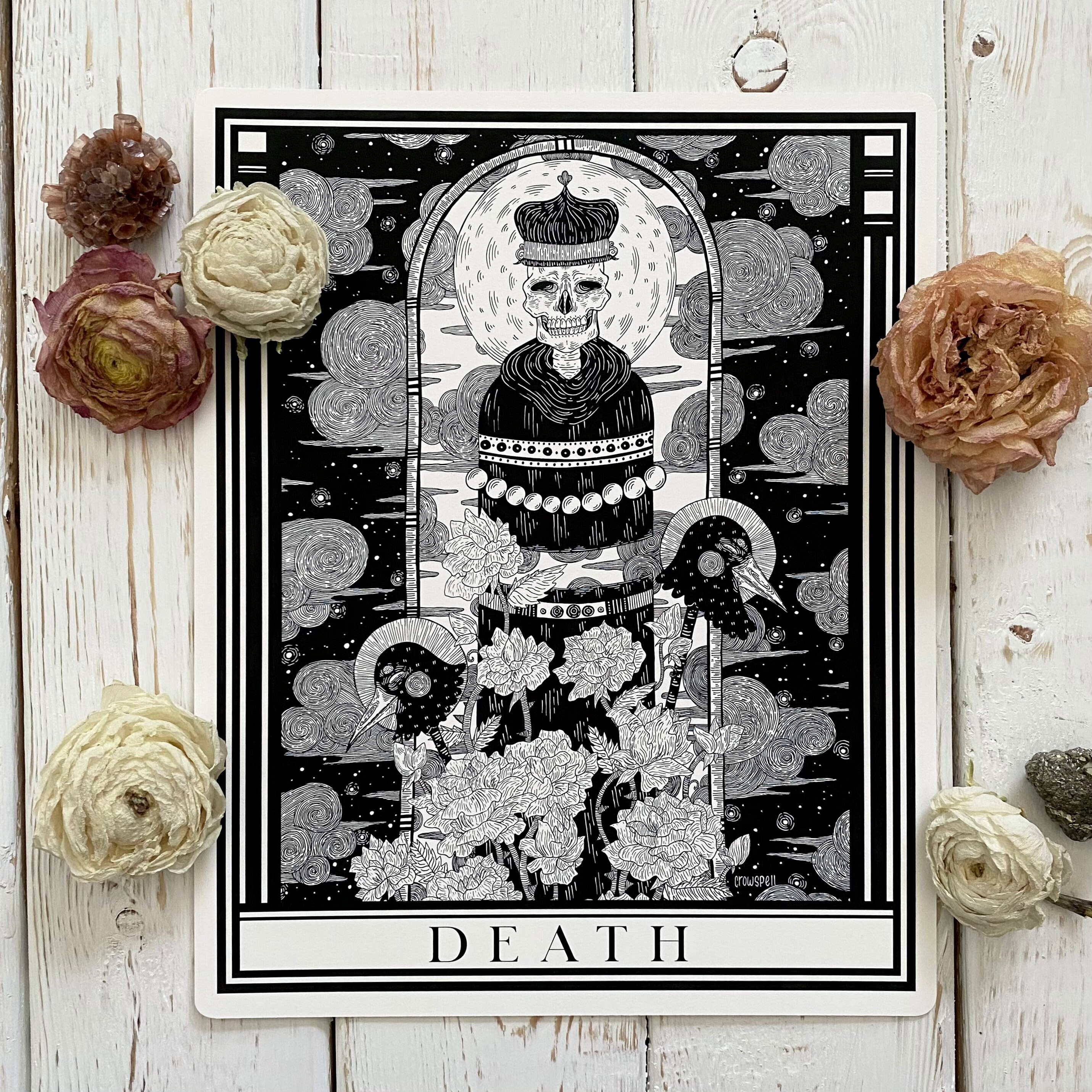 Tod 8 x 10 Tarot Karte Drucken | Etsy