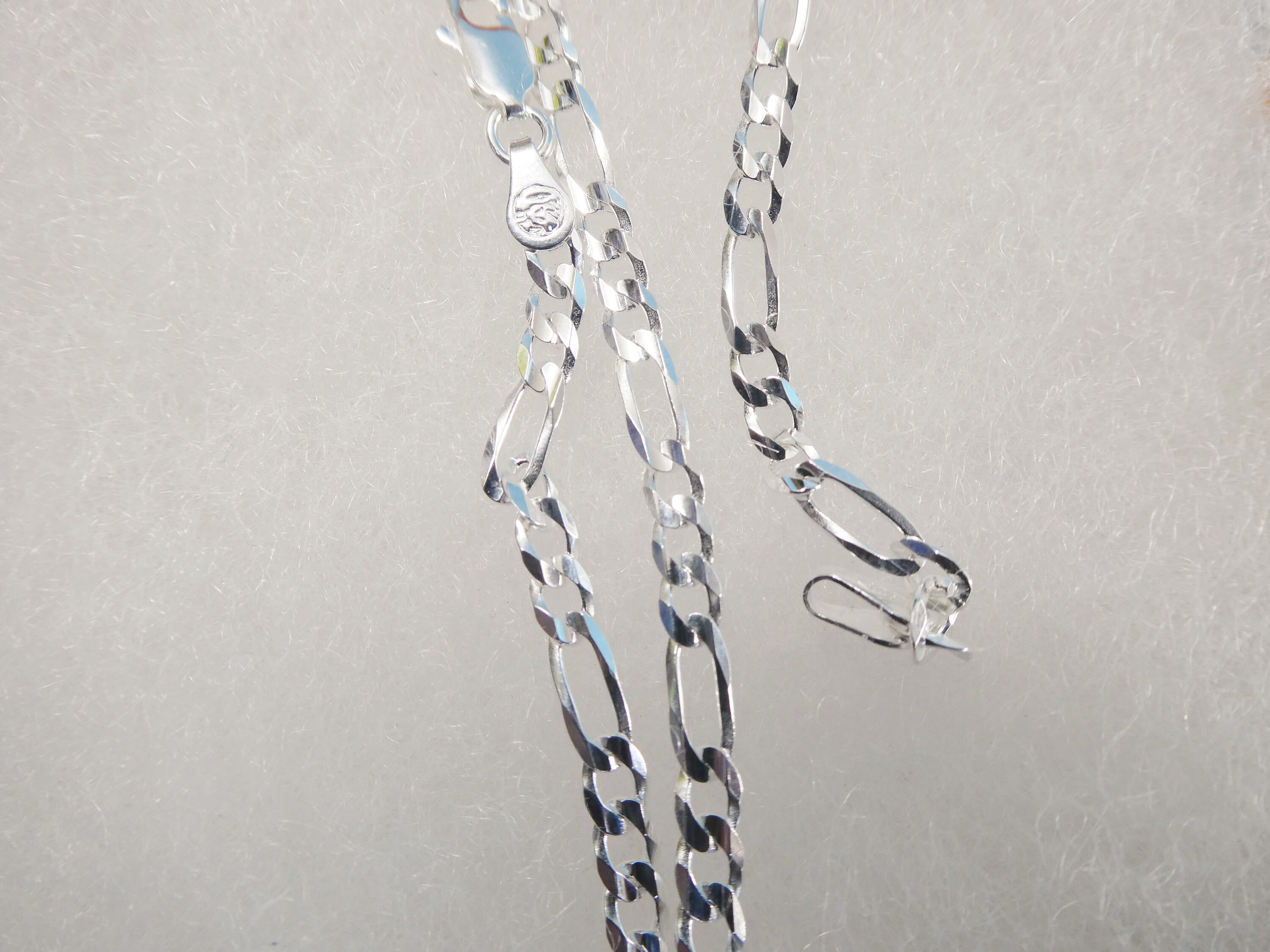 Grand fermoir à homard ovale en argent sterling 925 pour bracelet et collier  36
