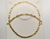 Real 925 Sterling Silver Xoxo Hugs and Kisses Stampato Set