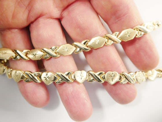 Real gold xoxo sale bracelet