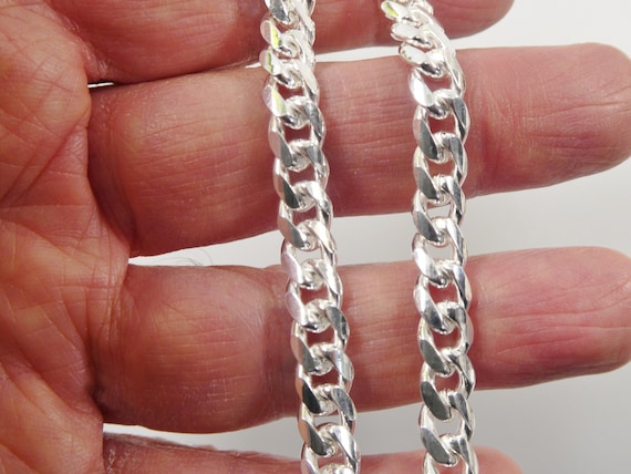 Bracciali Uomo In Argento Catena Maglia Massiccia