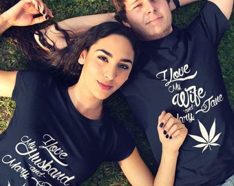 Marriage & Mary Jane - Stoner Couple T-shirt Set