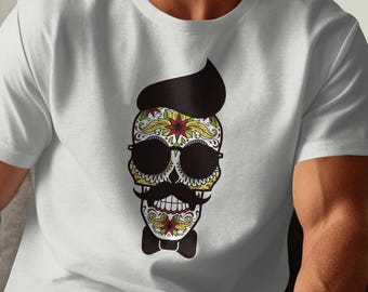Dapper Skull Swagger Day of the Dead T-Shirt