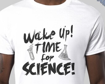Nerdy Science T-Shirt for Men and Women - Fun Geek Graphic Tee - Soft Cotton, Unisex Fit - Multiple Colors & Sizes