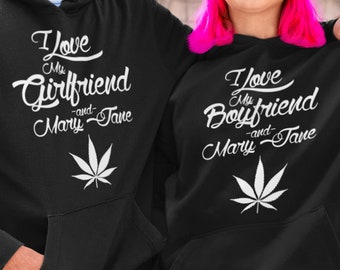 Dating & Mary Jane Hoodies - Couples Gift Set