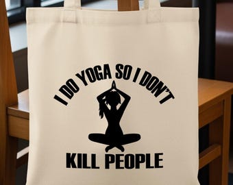 Zen Vengeance - Yoga Lover Tote Bags