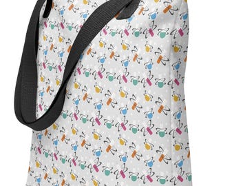 Beaker and Atom Madness Tote Bags