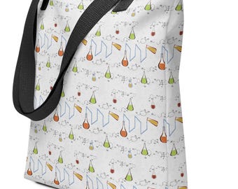 Experiment in Chaos - Science Geek Tote Bags